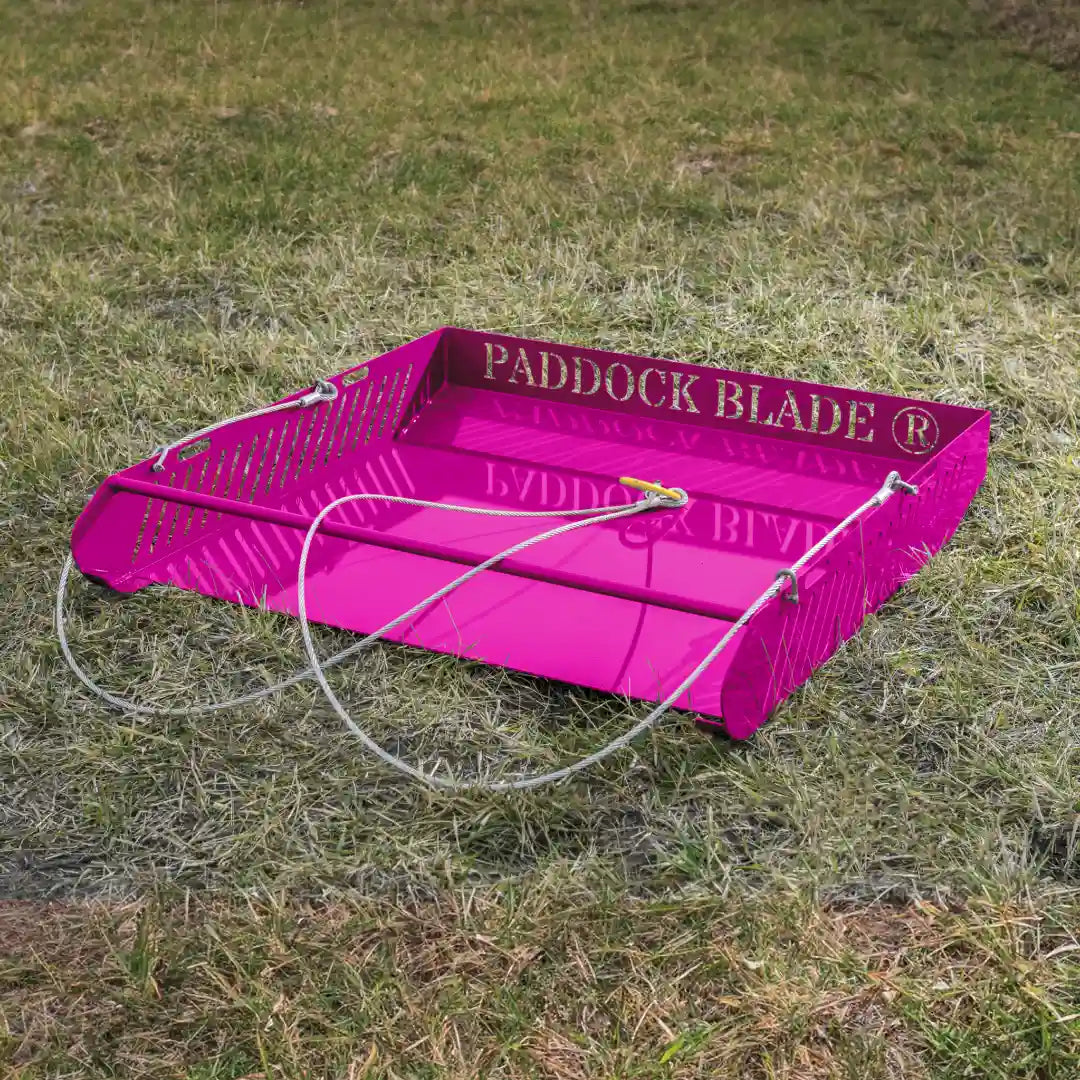 Paddock Blade Manure Collector | (NEW Pink)
