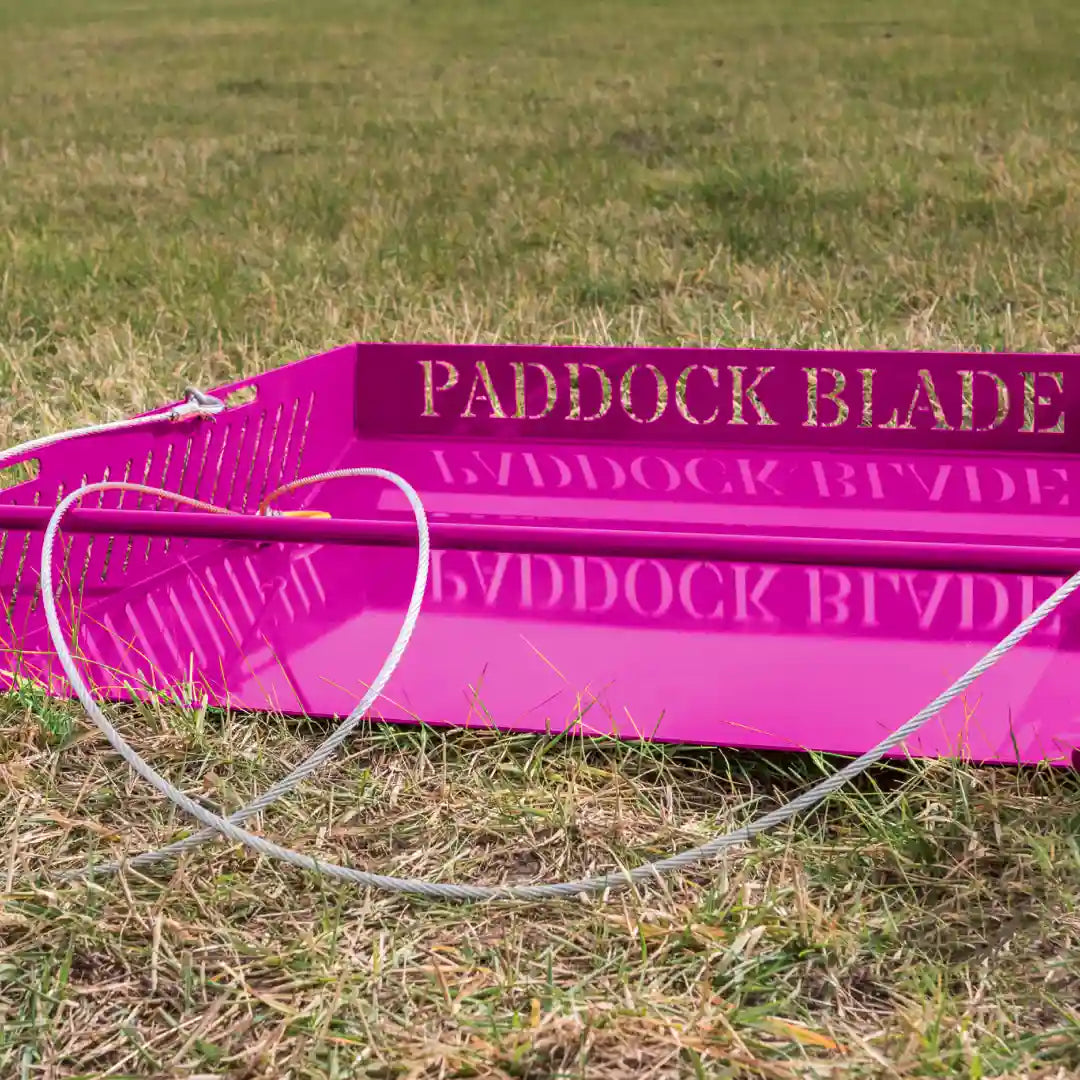 Paddock Blade Manure Collector | (NEW Pink)