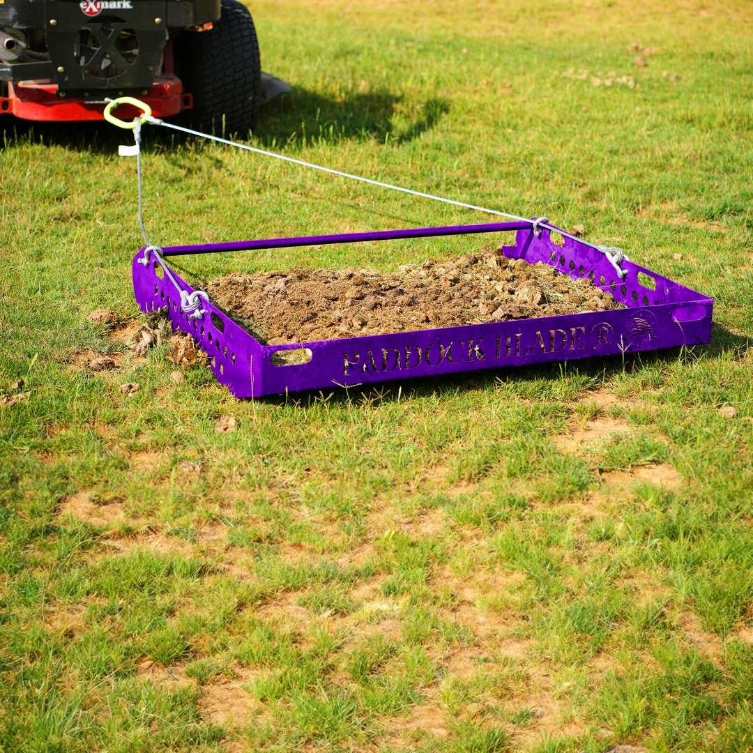 Paddock Blade Manure Collector | (NEW Purple)