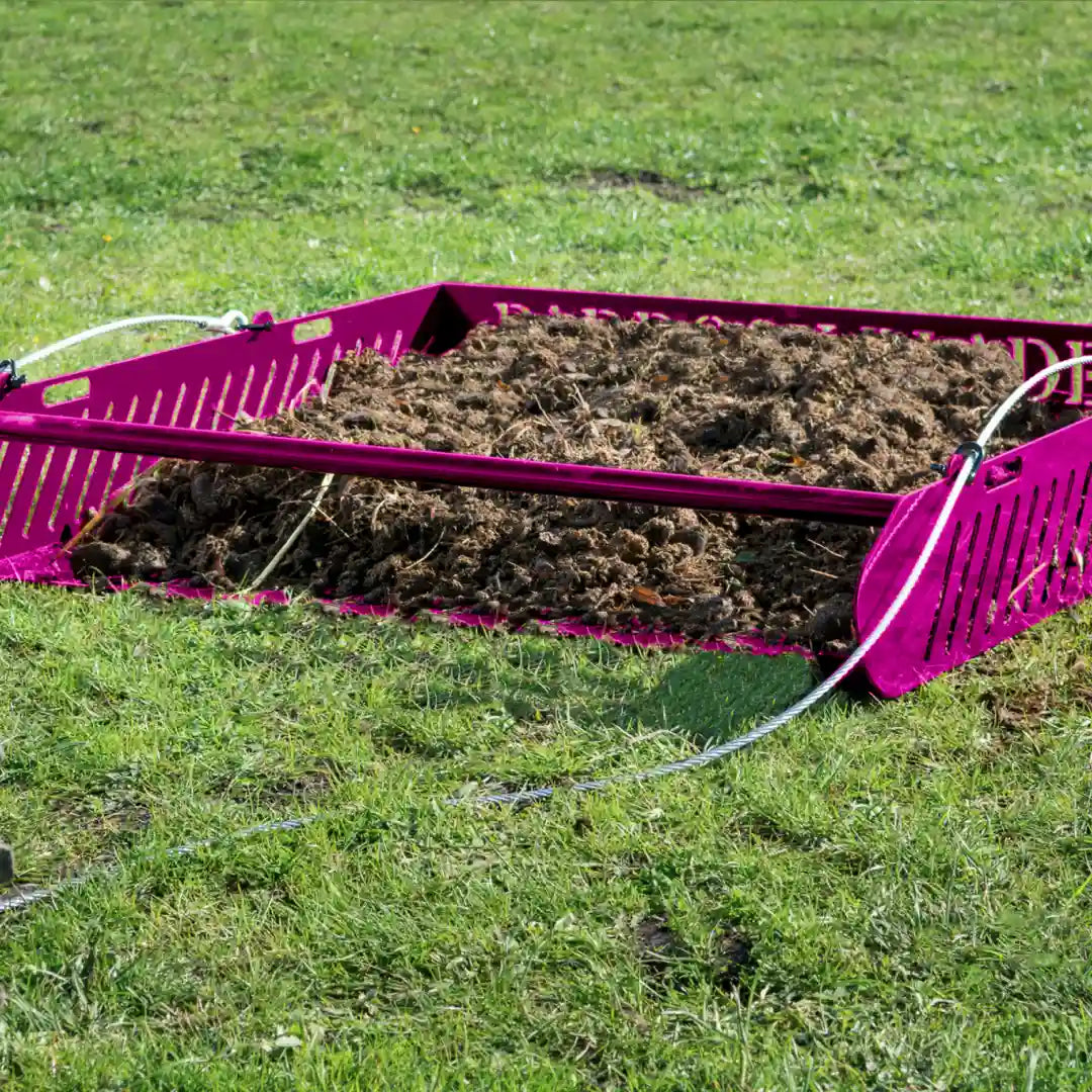 Paddock Blade Manure Collector | (NEW Pink)