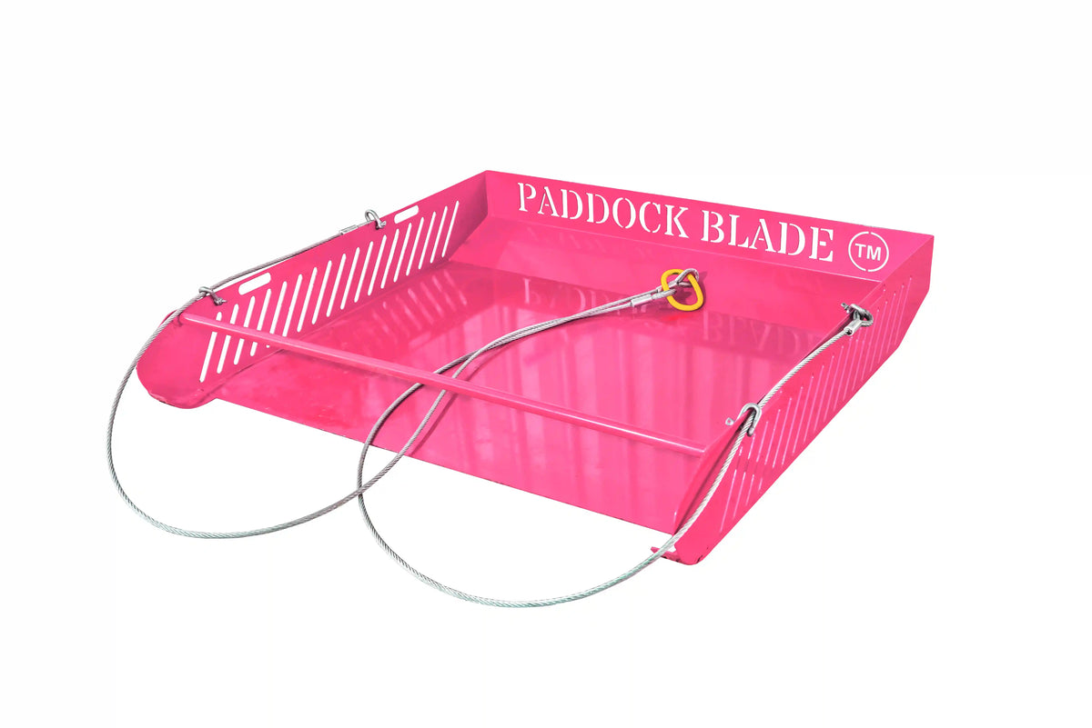 Paddock Blade Manure Collector | (NEW Pink)