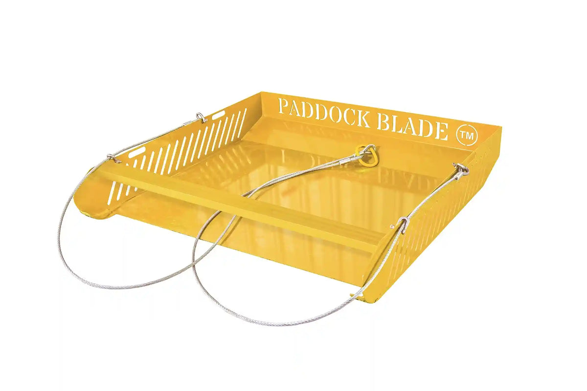 Paddock Blade Manure Collector | (Yellow NEW)