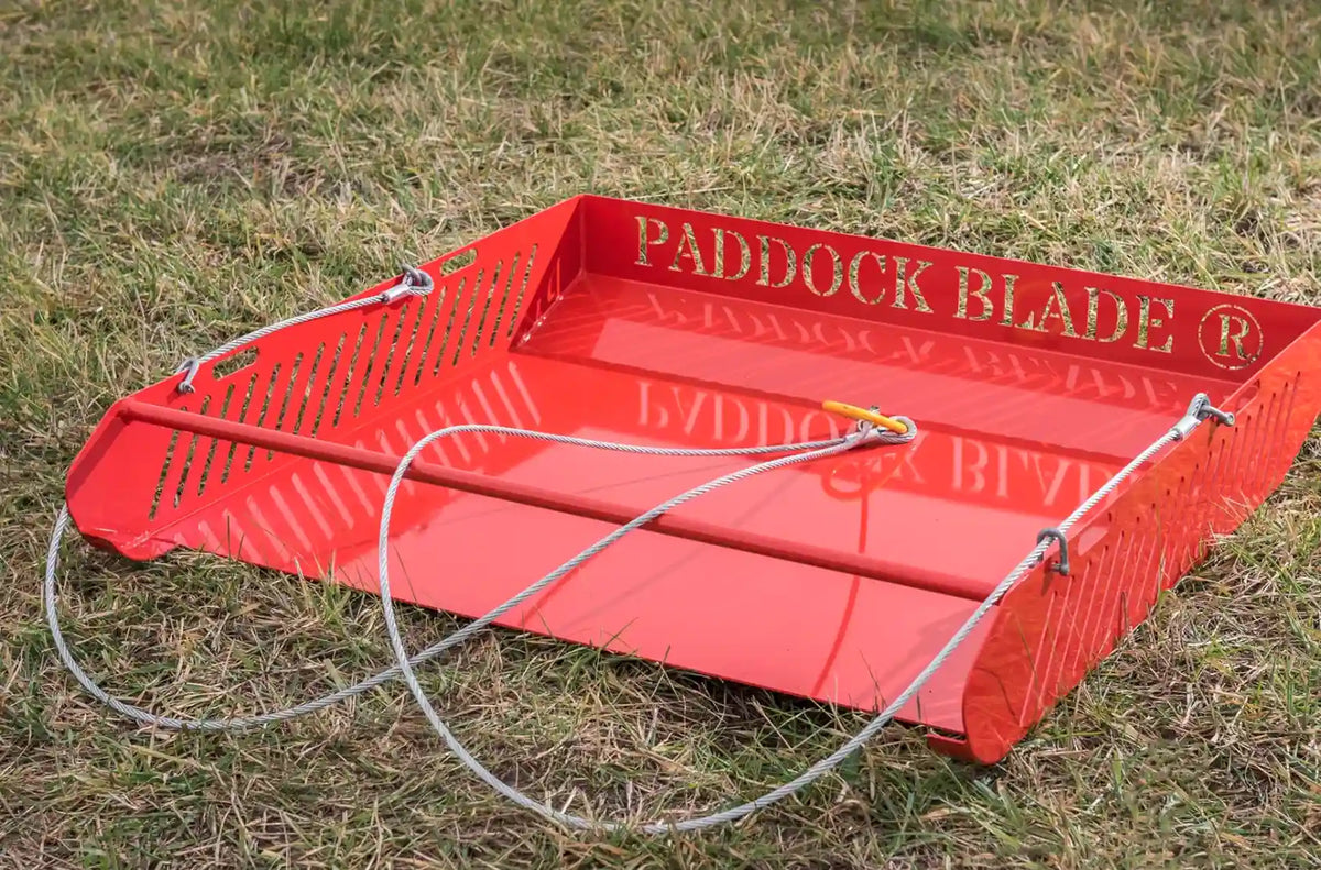 Paddock Blade Manure Collector | (NEW Red)